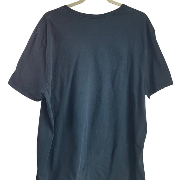 Bob Ross 2XL Graphic T-Shirt Space Joy Of Painting Black Cotton Short Sleeve*Rea - Picture 2 of 8